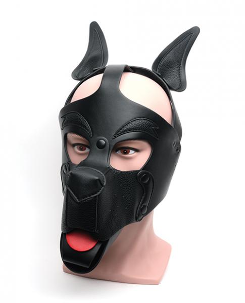 665 Playful Pup Hood - O/s Black