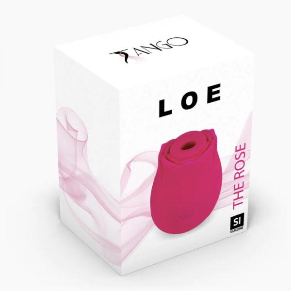 Loe The Rose Premium Suction Stimulator Neon Pink