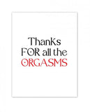 Orgasmic Greeting Card