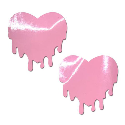 Pastease Faux Latex Baby Pink Melty Hearts