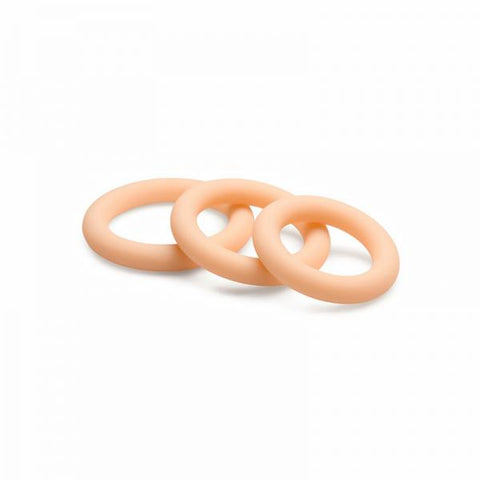 Jock Silicone Cock Ring 3-piece Set Light