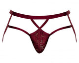 Lucifer Strappy Jock Burgundy L/xl