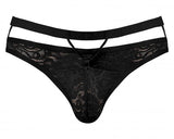 Lucifer Cutout Thong Black S/m