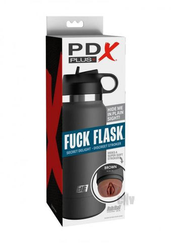 Pdx Plus Fuck Flask Secret Delight Stroker - Brown/grey