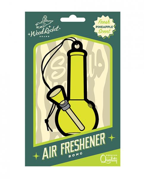 '=wood Rocket Bong Air Freshener - Pineapple