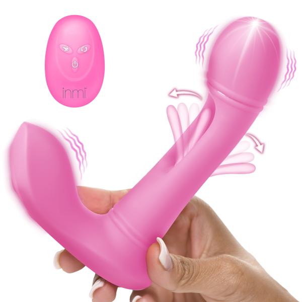 G-flick G-spot Flicking Silicone Vibrator With Remote