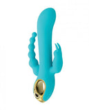 Natalie's Toy Box Mighty Magic Clit, G-spot & Anal Vibrator - Aqua