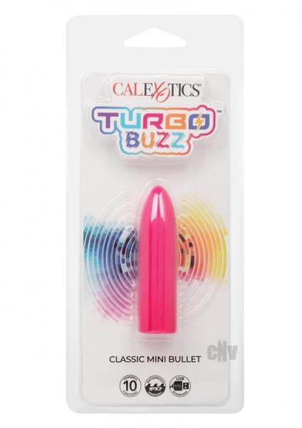 Turbo Buzz Classic Mini Bullet Stimulator - Pink