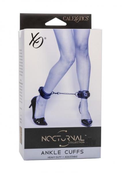 Nocturnal Collection Adjustable Ankle Cuffs - Black