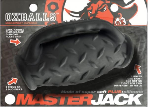 Oxballs Masterjack Double Penetration Stroker - Jo Black Ice