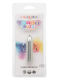 Turbo Buzz Classic Mini Bullet Stimulator - Silver