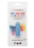 Turbo Buzz Rounded Mini Bullet Stimulator - Blue