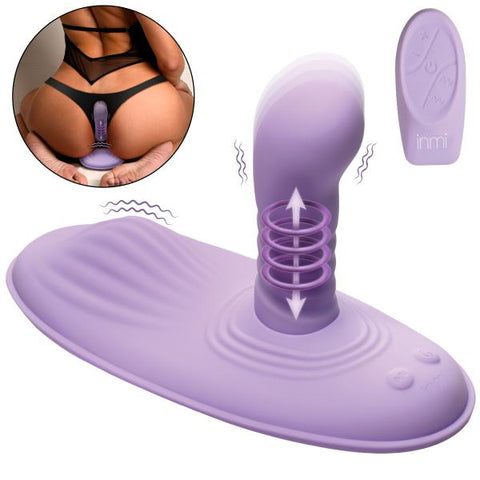 Spin N' Grind Thrusting And Vibrating Silicone Sex Grinder