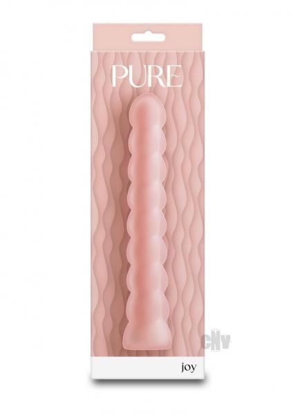 Pure Joy Textured Vibrator - Peach