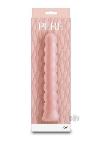 Pure Joy Textured Vibrator - Peach