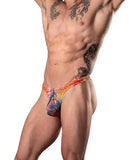 Male Power Your Lace Or Mine Bong Thong Multicolor S/m