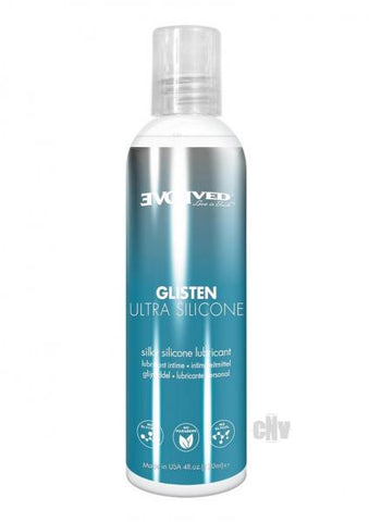 Evolved Glisten Ultra Silicone Lubricant 4 Oz.