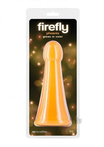 Firefly Phoenix Glow-in-the-dark Dildo Orange