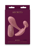 Secrets Echo Insertable Vibe With Remote Dusty Rose