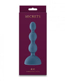 Secrets Kai Vibrating Anal Plug Dark Teal