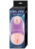 Delite Two Ways Vagina & Ass Beige