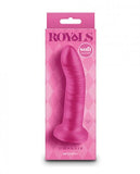 Royals Charlie 5 In. Metallic Curved Dildo Pink