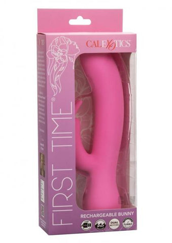 First Time Rechargeable Rabbit Vibrator - Pink