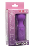 First Time Rechargeable Vibrator Massager - Purple