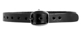 Leather Choker Collar With O Ring M/L