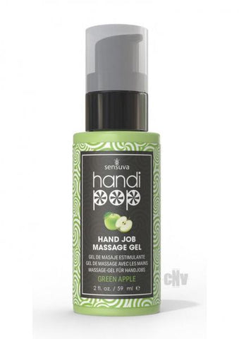 Handipop Edible Massage Gel Green Apple 2 Oz