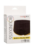 Boundless Boxer Brief - Black/yellow 2xl/3xl