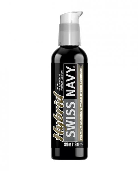 Swiss Navy Premium Hybrid Lubricant - 8 Oz Bottle