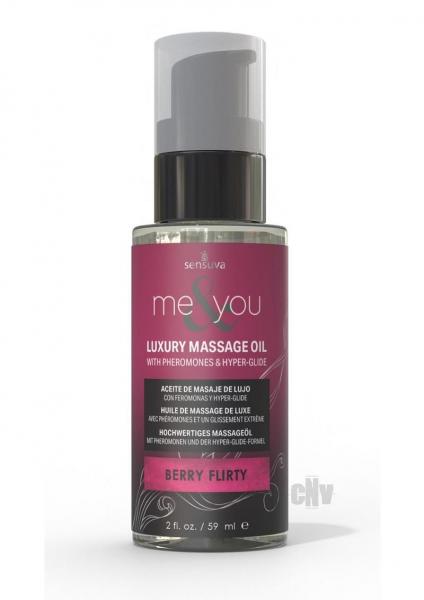 Me & You Massage Oil Berry Flirty 2 Oz