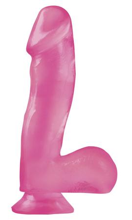 Basix 6.5 Dong W/suction Pink
