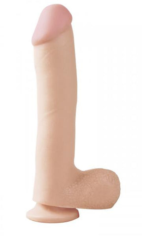 Basix Rubber Works 10 Dong w/Suction Cup - Flesh