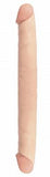 Basix Rubber Works 12 Inch Double Dong - Flesh