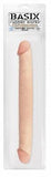 Basix Rubber Works 12 Inch Double Dong - Flesh