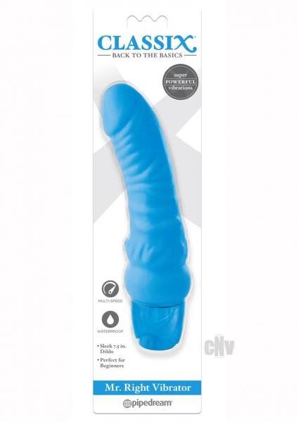 Classix Mr Right Vibrator - Blue