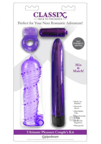 Classix Ultimate Pleasure Couples Kit - Purple