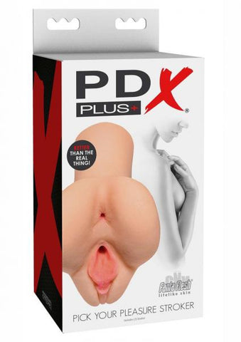 PDX Plus Pick Your Pleasure Stroker - Ivory