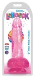 Lollicock 7 Inch Slim Stick With Balls - Cherry Ice