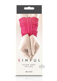 Sinful Nylon Rope Pink 25ft