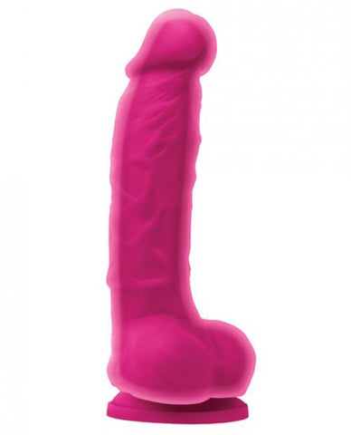 Colours Dual Density 5 Dong w/Balls & Suction Cup - Pink