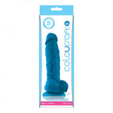 ColourSoft 5 Silicone Soft Dildo - Blue