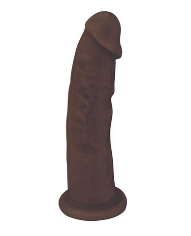 FLESHSTIXXX 7in Silicone Dildo Chocolate