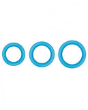 Firefly Halo Medium Cockring - Blue