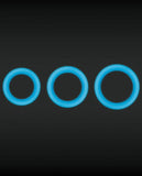 Firefly Halo Medium Cockring - Blue