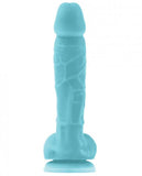 Firefly 5 Silicone Glowing Dildo - Blue