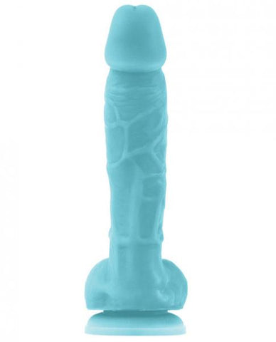 Firefly 5 Silicone Glowing Dildo - Blue