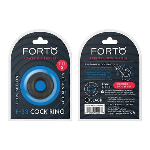 FORTO F-33 C-Ring 17mm Black Small